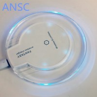 Low-cost direct wholesale round transparent wireless charging base wireless charging transmitter for mobile phones